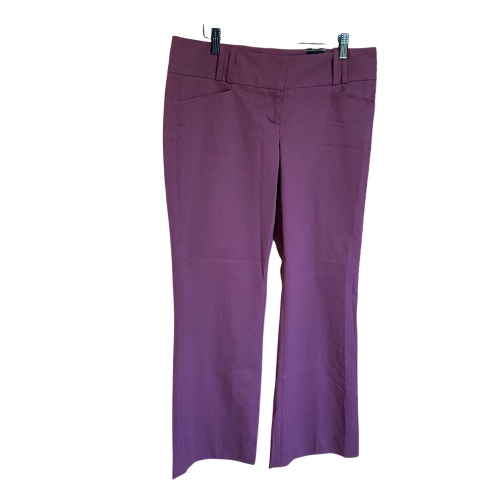 The Limited Plum Straight Leg Trousers